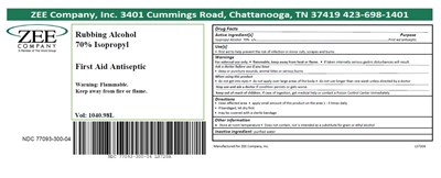 1040.98l Label (Rubbing Alcohol 1040.98l Label)